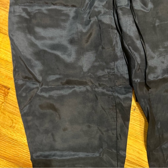 ZARA WOMENS OLIVE black  LYOCELL PANTS S (i9 - Picture 5 of 9